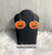 Halloween pumpkin planar earrings
