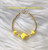 14k gold yellow dice bracelet kids