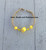 14k gold yellow dice bracelet kids