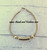 14k all gold designer bar bracelet #1