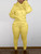 2pc Yellow jogging suit hoodie set