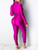 Pink one piece jumpsuit