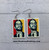 Malcom X planar earrings #2