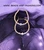 14k gold CLEAR Large hoop earrings