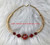 14k gold Red Chinese thick bangle #3