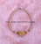 14k gold November Rose bracelet