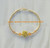 14k gold November Rose bracelet