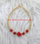 14k Gold Red Dice bracelet #2