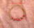 14k Gold Red Dice bracelet #2