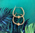 14k  All Gold Medium Nugget earrings #1