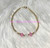 14k gold two tone Birthstone bracelet #2