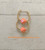 14k gold Small Orange dice hoop earrings