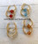 14k gold ANY COLOR small stardust earrings