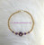 14k gold purple stardust bracelet