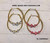 14k gold ANY COLORS XL hoop earrings