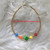 14k Gold Rainbow dice bracelet #3