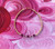 14k gold FUCHSIA bracelet #2
