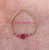 14k gold pink rose bracelet