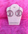 Breast Cancer Rhinestone Earrings silver