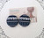 Cowboy fabric button earrings #6