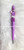 Purple  M&M candy Beadable pen #2