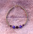 14k gold purple dice bracelet kids #2.