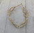 14k ANY COLOR crystal Double  Anklet