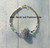 14k gold XL April  Pave heart bracelet #1