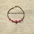 14k Gold Pink Dice bracelet #2