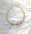 14k gold twist barrel bracelet #1