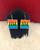 Rainbow love earrings