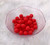 Red Round focal silicone beads #2