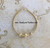 14k All gold nugget bracelet #3