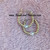14k gold clear small  hoop earrings  #1 kids