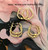14k All gold Small hoop earrings  #1 kids