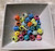 15mm multi color acrylic polka dot beads