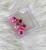 15mm pink & red acrylic polka dot beads