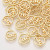 10pc Love gold small charm pendant