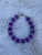 14k Gold Purple Dice bracelet #6