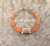 14k gold Chunky Tube Orange dice bracelet