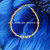 14k gold CLEAR crystal bracelet kids #3