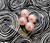 20mm 4pc AB light pink acrylic crackle beads