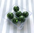 20mm 4pc lime green acrylic chevron beads