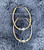 14k gold ANY COLOR bangle hoop earring #1