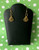 AKA Gold charm earrings #1