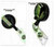 Black queen planar badge reel #5