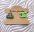 2pc Logo metal shoe charm #30