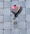 Love pink planar badge reel #2
