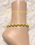 14k gold yellow dice anklet #2