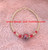 14k gold  Red Chinese bracelet #2